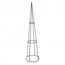 18284 - decorative obelisk - black